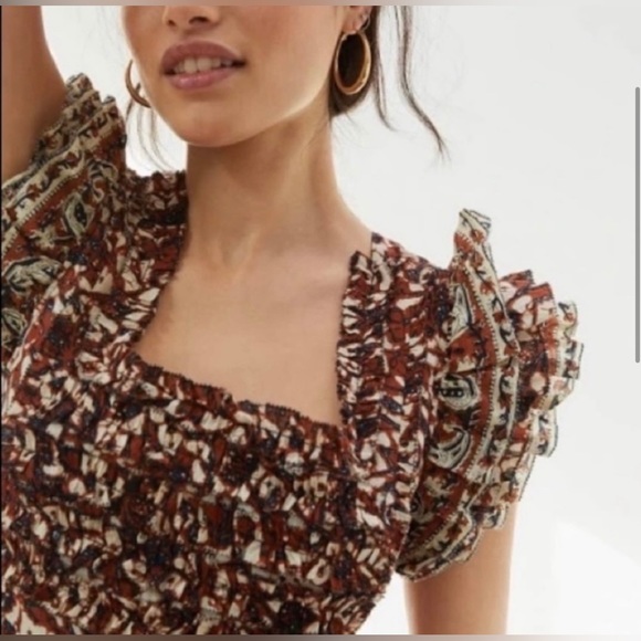 ANTHROPOLOGIE Mirabelle ruffled Maxi Dress - Picture 2 of 7